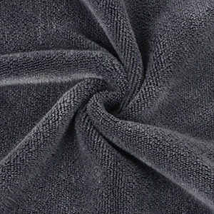 Sinland microfiber facial towels quickly drying absorbent washcloth soft make-up remover cloths 30.5 x 30.5 cm 1 piece (10 pack) gray - product information 3