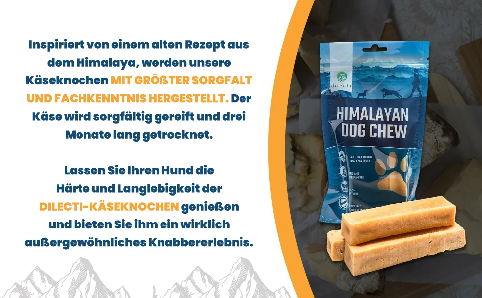 Natural cheese cheese chewing bones for dogs - very tasty hard and durable natural chewing bones will occupy your dog for a while.(Size M 5-pack) 5 set size M - cheese german 4
