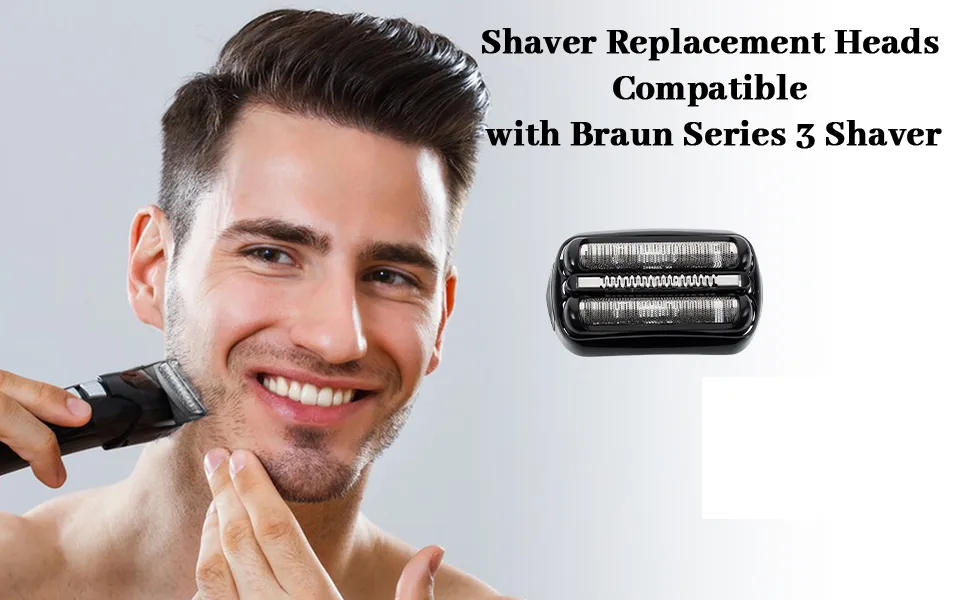 Pimoys razor replacement head compatible with all brown Series 3 razors compatible with brown Series 3 replacement head 3010s 3040s 310s 300s etc. packaged - 1 Stück