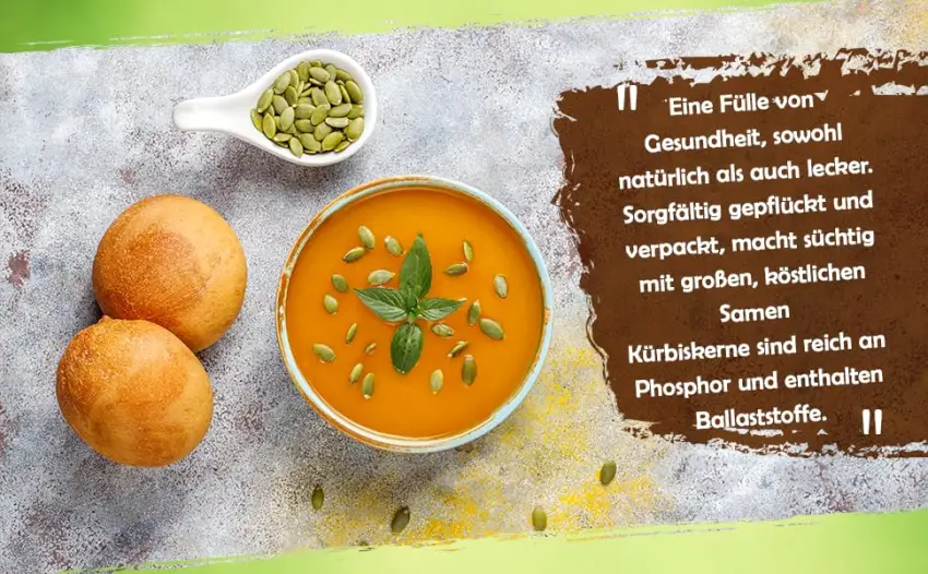 Seba Garden Pumpkin seeds 2kg quality class AA raw protein source GWS (grown without shell) high fiber content iron source genetic engineering (AA-Class) 2 kg - pumpkin seed DE 2