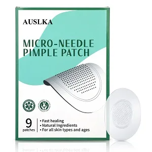 AUSLKA Pimple Patch (9 Patches), Hydrocolloid Blemishes Patch Dots for Face, Zit Patches, Pimple Stickers - product information 2