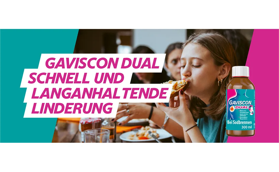 GAVISCON Dual Chewable Tablets for Heartburn 80 pcs. 80 pieces (1 pack) - Gaviscon Dual Schnell und Langabhaltende Lingerung