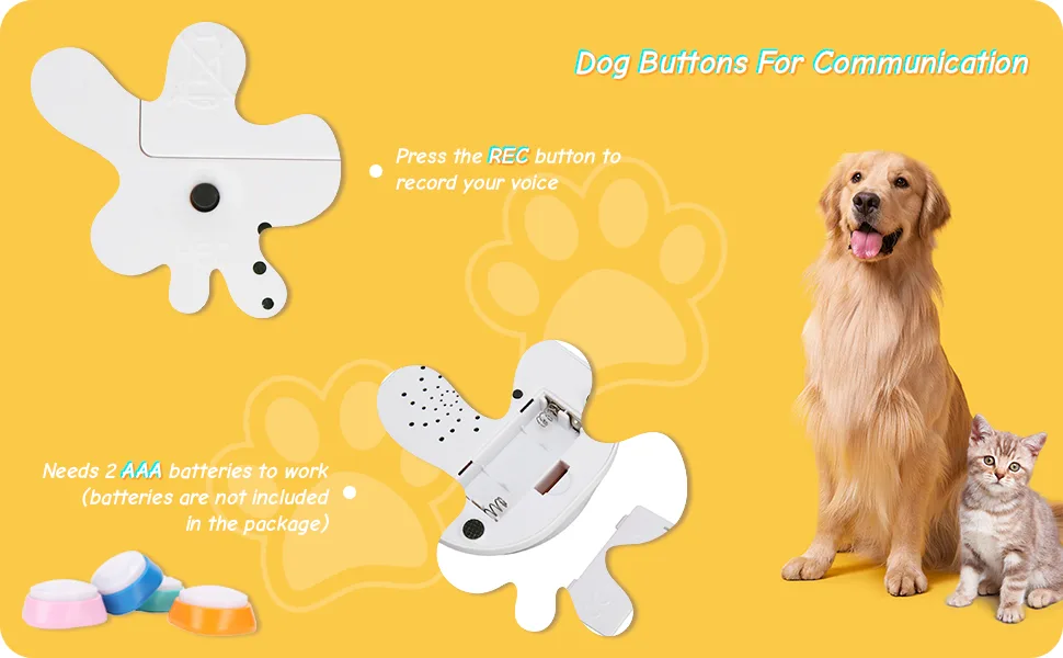 6-colored language recording button 30 seconds describable button pet training number creative gift for learning children funny gift for studying in the office at home 6 pack multicolored - ????