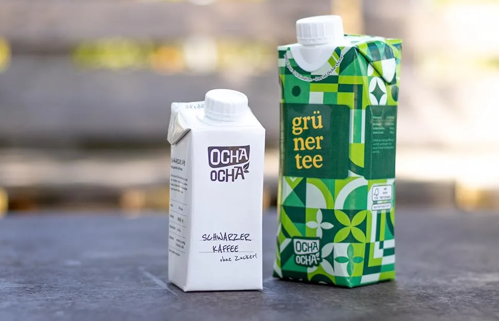 Cold Brew Tea & Coffee ready for drinking without sugar - trial package with coffee 4x200ml + green tea 6x500ml - calorie -free - caffeine -containing - vegan - Cold Brew Kaffee und Cold Brew Grüntee von der Marke Ocha-Ocha