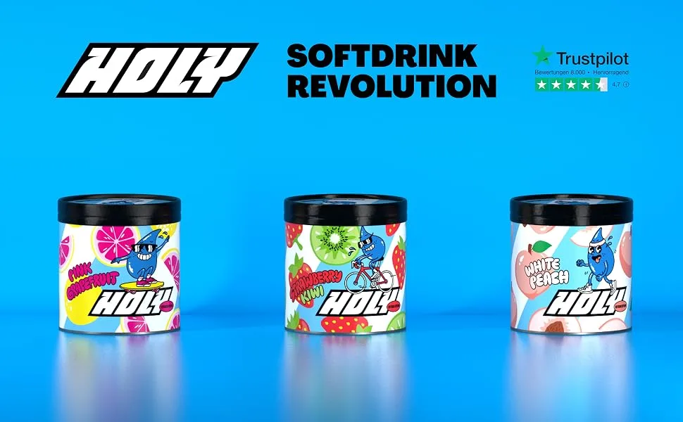 Holy Hydation 'Pear' |50 portions with valuable electrolytes & minerals |Hydration drink |Vegan with 100% natural fruit aromas (350g) Pear 350 g (1 Pack) - Hydration