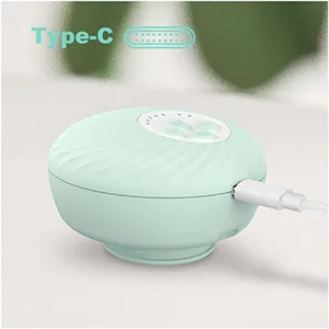 Milk pump electrically portable electrical milk pump double-handed rechargeable milk pump with noise and memory function 3 modes and 30 steps suck 2pack-green-C green - breast pump