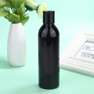Beaupretty 6Pcs 250Ml Squeeze Bottles Plastic Bottles Press Lid Travel Bottles Portable Empty Lotion Cosmetic Bottles (Black) - product information 2