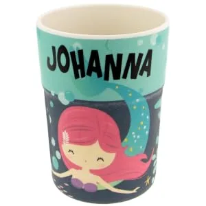 Personalized children's cup Panda |Melamine|250ml| - Johanna Kinderbecher