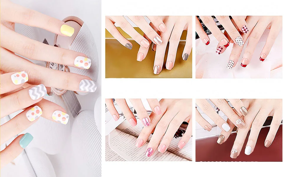 360 Pcs Nail Tabs Transparent Nail Glue Double Sided Self Adhesive Tapes Clear DIY Manicure Decoration Set B - product information 3