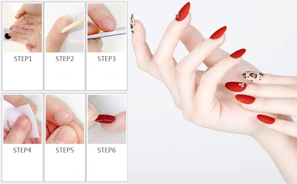 360 Pcs Nail Tabs Transparent Nail Glue Double Sided Self Adhesive Tapes Clear DIY Manicure Decoration Set B - product information 4