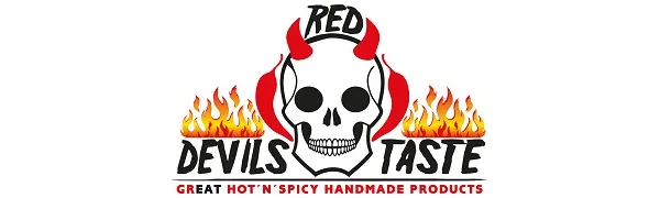 Sour Chili Apple Candy - Totally delicious and sour - Hot scale: 4 - RED DEVILS TASTE - 200g Fruit 200 g (1 pack) - red devils taste skull