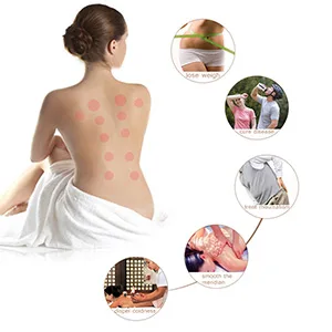 Anself 4pcs Silicone Massage Cupping Cups for Neckline Face Body Random Color - Anself 4er Silikon Massage Schröpfen Cups für Ausschnitt Gesicht Körper Zufällige Farbe