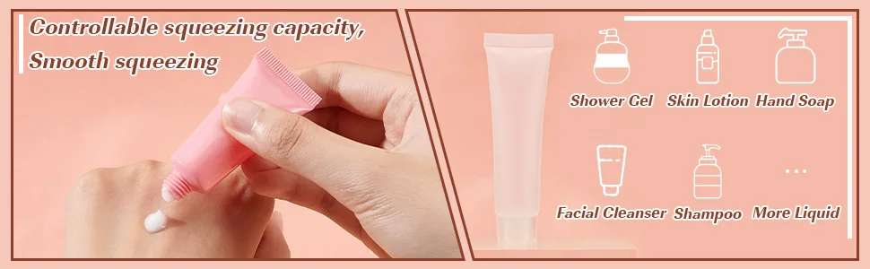 BENECREAT 30PACK 5ML Transparent empty PLUTIONS FULLATIONS SWITCH PACKING POLLING SPORT MINI Empty Cosmetics Container for DIY LIP Gloss Rohr Corper Lotion Cosmetics Shampoo Shower Geans Cleeans Ready - product information 4