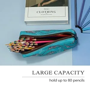 Narwhal Students Canvas Pencil Case Pen Bag Pouch stationery Case Makeup Cosmetic Bag - Narwal