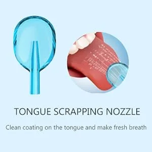 2-pack YanBan tongue cleaner replacement nozzles accessories for Waterpik oral irrigator WP100 WP660 WP250 WP900 2-pack tongue cleaner nozzle - Fragen