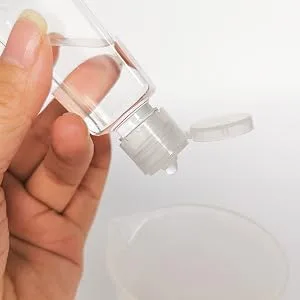 Soujoy 40 pieces of empty plastic bottles 60 ml transparent refillable with folding lock and 8 transfer lids convincable portable for shampoo lotions creams - product information 4