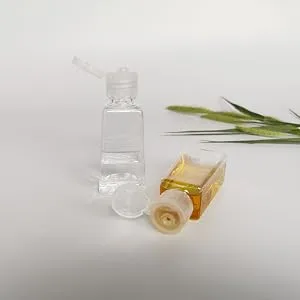 Soujoy 40 pieces of empty plastic bottles 60 ml transparent refillable with folding lock and 8 transfer lids convincable portable for shampoo lotions creams - product information 9