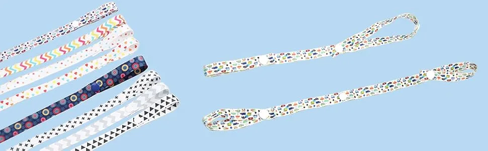 Strap Toy Strap Holder Toy Holder Pram Strap Protable PP Anti Drop Toy Adjustable Strap Clip Belt Holder (8 Pack) - einfach einzustellen