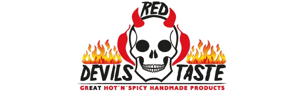 Strawberry - pepper candies - 200g - hot scale: 4 (medium hot) in a zip bag - crazy taste strawberry 200 g (1 pack) - LOGO RED DEVILS TASTE