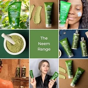 Ayumi Neem & Tea Tree Face Scrub. Vegan Cruelty-Free Dermatologically-Tested 1 x 125ml 1 piece (1 pack) - Neem