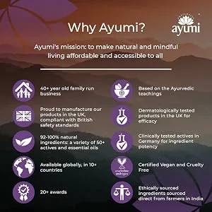 Ayumi Neem & Tea Tree Face Scrub. Vegan Cruelty-Free Dermatologically-Tested 1 x 125ml 1 piece (1 pack) - Neem