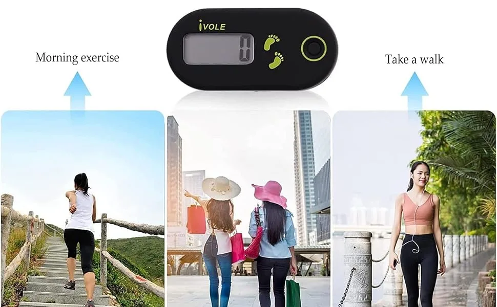 Preferred counter to walk simple pedometer pedometer mini ring pedometer men men simple pedometer simply seniors Sunshine smile exact electronic pedometer A-1PCs - 1111