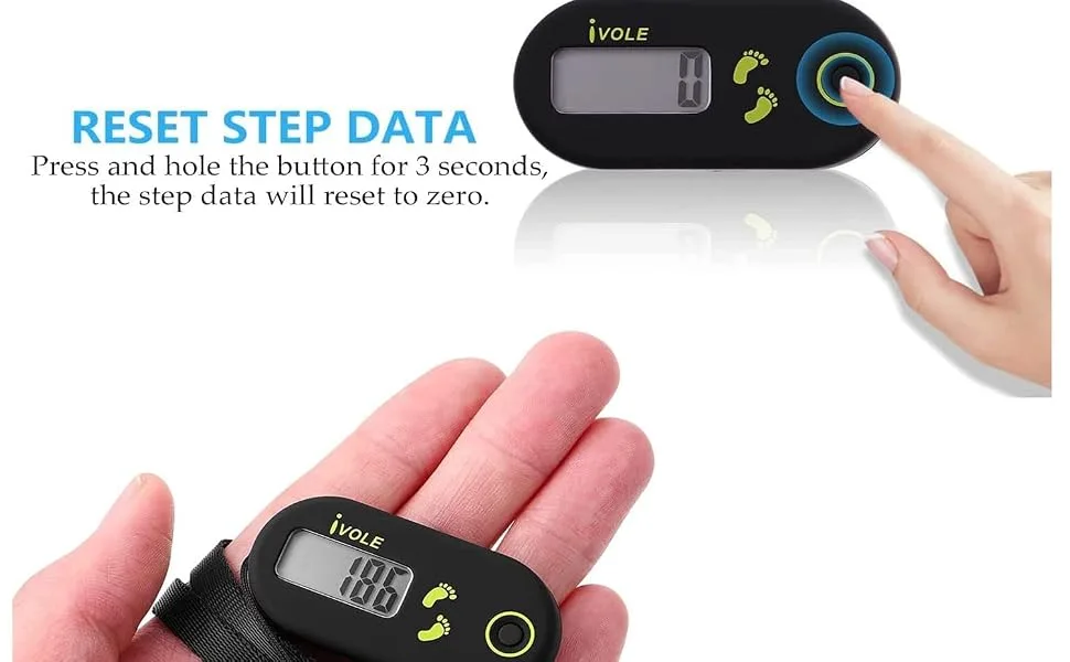 Preferred counter to walk simple pedometer pedometer mini ring pedometer men men simple pedometer simply seniors Sunshine smile exact electronic pedometer A-1PCs - product information 2