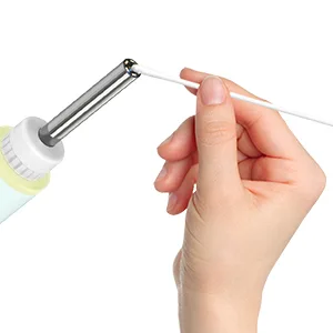 Ear Wax Removal Tools, Otoscope Ear Cleaning Camera,Scopearound Ear Endoscope with 6 Adjustable LED Lights, Earwax Removal Camera Compatible with iPhone & Android and Tablet. Green - Otoscope