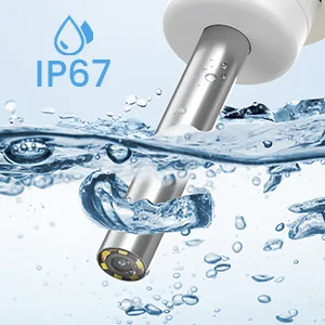 Ear Wax Removal Tools, Otoscope Ear Cleaning Camera,Scopearound Ear Endoscope with 6 Adjustable LED Lights, Earwax Removal Camera Compatible with iPhone & Android and Tablet. Green - Otoscope