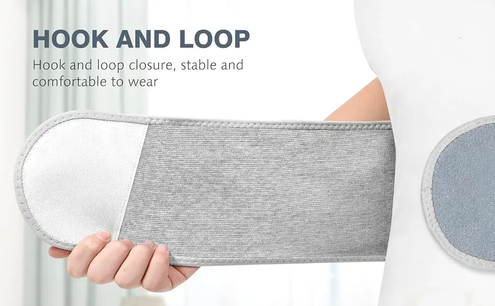 Healifty back support belts for women - breathable lumbar support with lumbar pads of warming lower back in the case of herniated disc sciatica (size L) light gray - product information 5