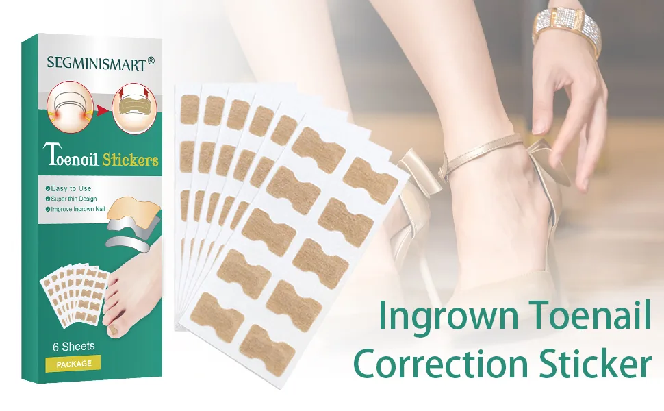 Toenail patch ingrown toenail correction patch toenail correction patch toenail correction patch corrector pedicure tools correction sticker toe nail 60 pcs - product information 4