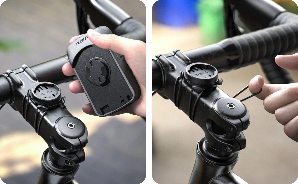 TUSITA Stem Mount Compatible with Wahoo Elemnt Bike Computer 2-Pack - product information 3