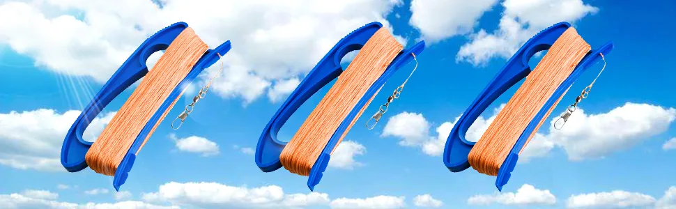 Mint's Colorful Life Kite String with Kite Handles 100m Durable Kite Line Plug Ready 3 pcs - product information 2