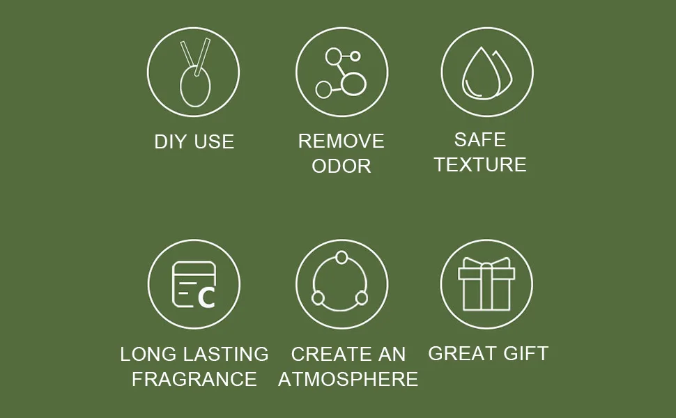 Diffuser essential oils aroma diffuse ornament fragrance air diffuser mini diffuser stone with wooden incense box plaster craft for home office or bedroom living room bathroom - product information 4