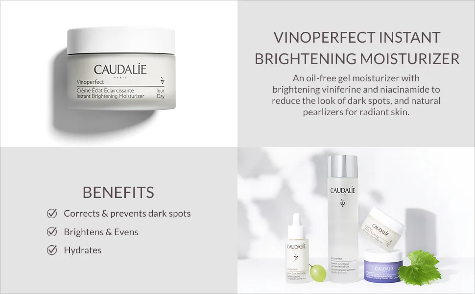 Caudalie Vinoperfect Dark Spot Moisturizer with Niacinamide - 1.7 Fl. Oz - VP day cream