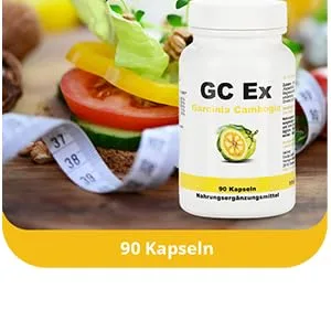 GC Ex 1500 mg Garcinia Cambogia extract 90 capsules in premium quality high dosage 100% natural 1 pack (1x 77g) - sdfs
