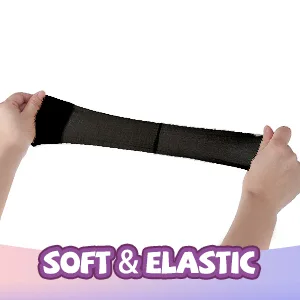 MORGLES Wig Caps Stretchy Nylon Stocking Caps for Wigs for Women 20 Pack Black - Elastisch