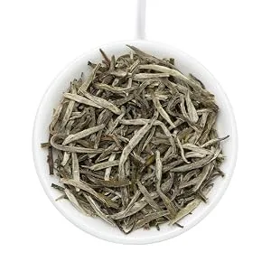 Vahdam Silver Needle White Tea Loose Leaves (50g 25 cups) |100% natural white tea leaves |Caffeine -free Silver Needle Sparkle White Tea - product information 4