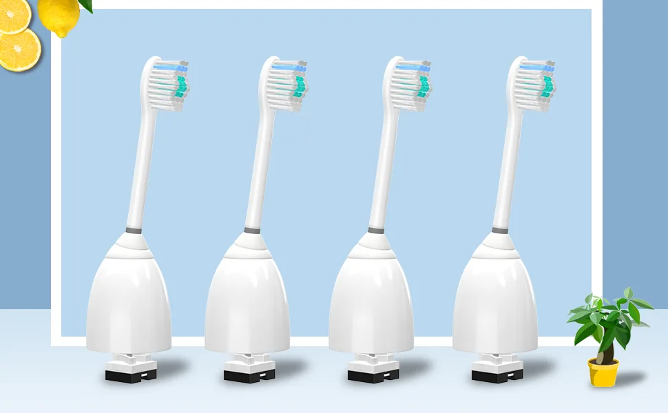 Yanban 4-pack replacement toothbrush heads for Philips electric toothbrush compatible with for essence for elite for Xtreme for Advanced and Cleancare - product information 9