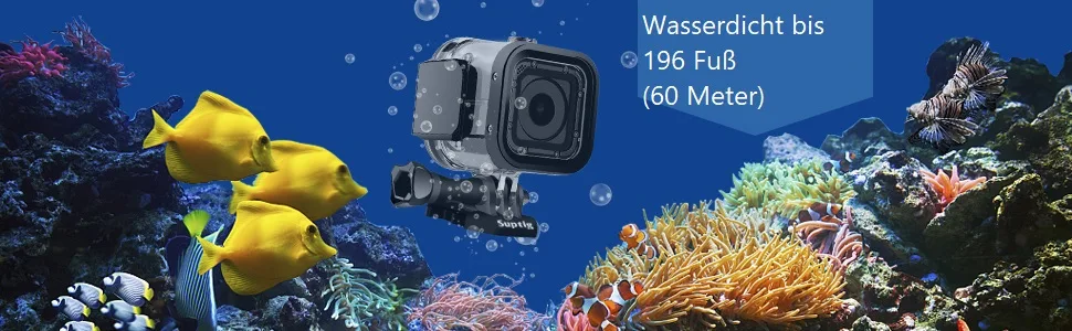 Suptig Replacement Protective Case for GoPro Hero 4session 5session Outside Sport Camera for Underwater Waterproof up to 60 m - product information 7