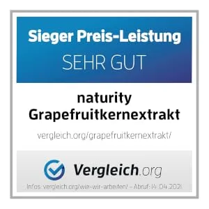 Naturity organic grapefruit kernel extract 1200 mg bioflavonoids/100 ml certified organic quality vegan and in Germany to apply easy and clean 100 ml (1 Pack) - naturity Grapefruitkernextrakt Sieger Preis-Leistung Sehr Gut