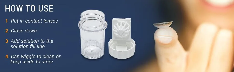 Sports Vision's Contact Lens Case - Common Type Barrel 10 Pack CE Marked and FDA Approved - img7