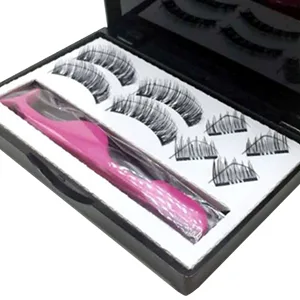 Magnetic Eyelashes 3D Reusable Magnets Eyelashes Reusable False Eyelashes Soft and Comfortable with Stainless Eyelash Tweezers 8Pcs - product information 5