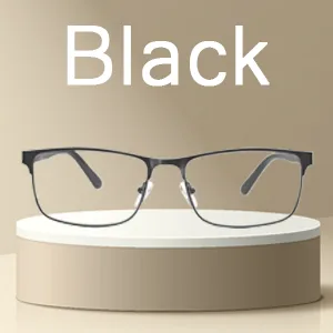 MODFANS 3 Pack Reading Glasses Men Blue Light Filter Metal Frame Rectangle Style Stainless Steel Material +1.75 Color124 - product information 6