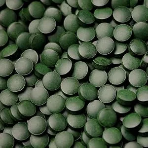 500g Chlorella Pressing 2000 tablets' A 250mg 100% natural residue -controlled raw food quality without additives (500g) 500 g (1 Pack) - Chlorella Presslinge
