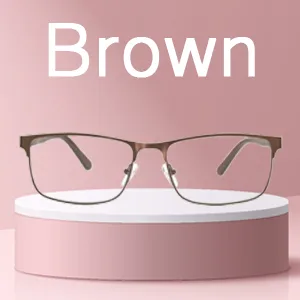 MODFANS 3 Pack Reading Glasses Men Blue Light Filter Metal Frame Rectangle Style Stainless Steel Material +2.00 Color124 - product information 9