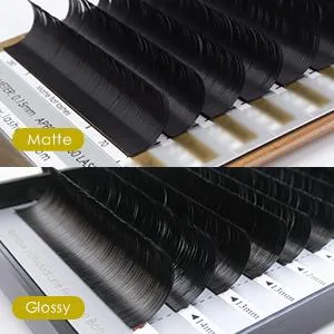 LashView eyelash extension single eyelashes 0.20mm D curl mix tray ellipse flat wrong super eyelashes soft application -friendly eyelash 0.20 d flat 1 piece (1 Pack) - product information 3