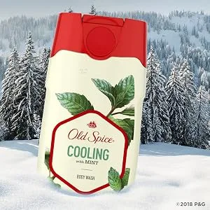 Old Spice Body Wash for Men, Invigorate with Cooling Mint, 16 Fl Oz (Pack of 4) - Thick, Refreshing Lather