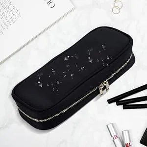 Professional cosmetic case-constitutional brush organizer trips Maskbildner bag with zipper-waterproof material - product information 3