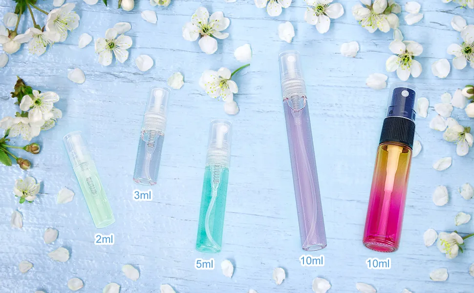 Benecreate refillable and reusable spray bottles for perfume lotion empty plastic bottles 20ml/0.67oz white: 20 ml (with transfer pump).White 20ml/0.67oz - product information 5